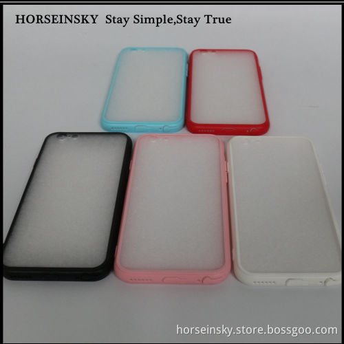 Free Sample Phone Case Colorful PC and TPU Cell Phone Cover for iphone 6s